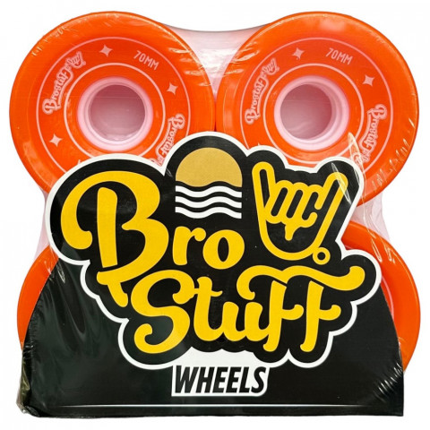 Колеса для скейтборда Bro Stuff 78A - Orange 70мм Колеса для скейтборда Bro Stuff 78A - Orange 70мм