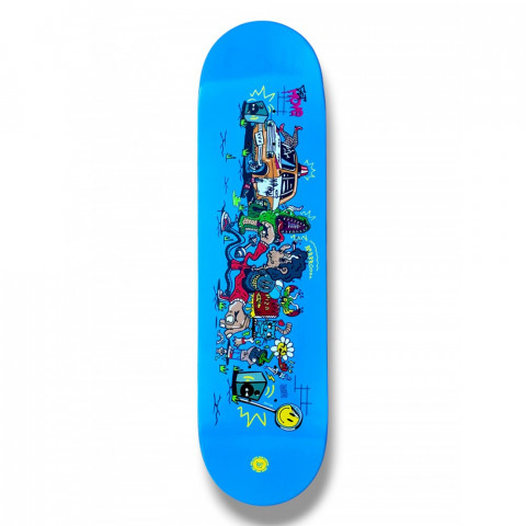 Дека для скейтборда BroStuff - Crazy Party Blue 8.125 Дека для скейтборда BroStuff - Crazy Party Blue 8.125