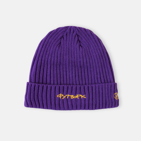 Шапка Footwork Fleece Script Purple